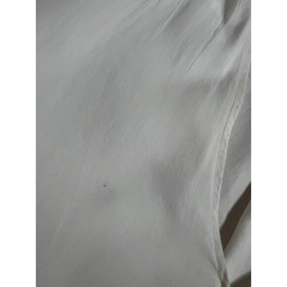 Rag & Bone Women White Top Silk Cotton XS Long Sleeves High Low - Picture 8 of 9
